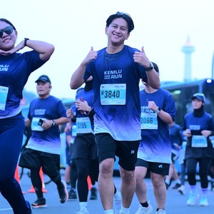 Race photo from KEMLU RUN 2026