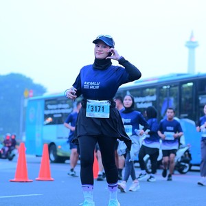 Race photo from KEMLU RUN 2026