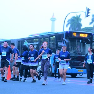 Race photo from KEMLU RUN 2026