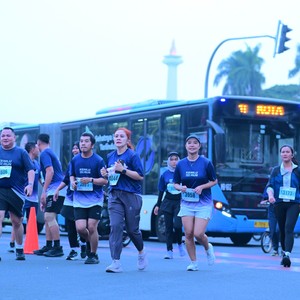 Race photo from KEMLU RUN 2026