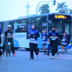 Race photo from KEMLU RUN 2026