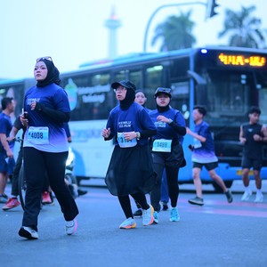 Race photo from KEMLU RUN 2026
