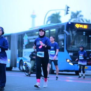 Race photo from KEMLU RUN 2026