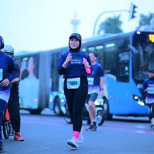 Race photo from KEMLU RUN 2026