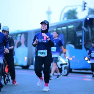 Race photo from KEMLU RUN 2026