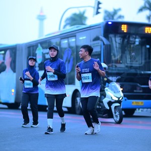 Race photo from KEMLU RUN 2026