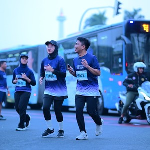 Race photo from KEMLU RUN 2026