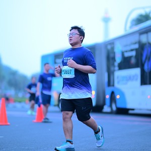Race photo from KEMLU RUN 2026