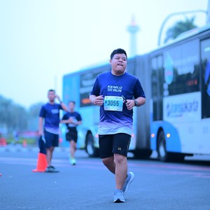 Race photo from KEMLU RUN 2026