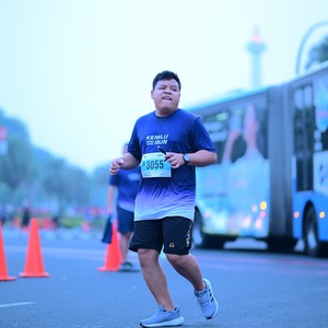 Race photo from KEMLU RUN 2026