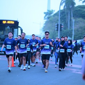 Race photo from KEMLU RUN 2026