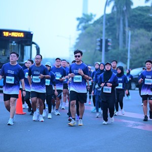 Race photo from KEMLU RUN 2026