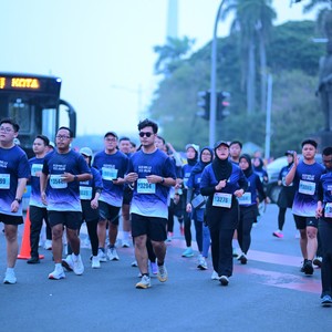 Race photo from KEMLU RUN 2026
