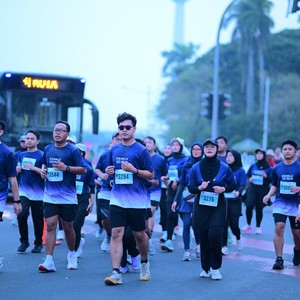 Race photo from KEMLU RUN 2026
