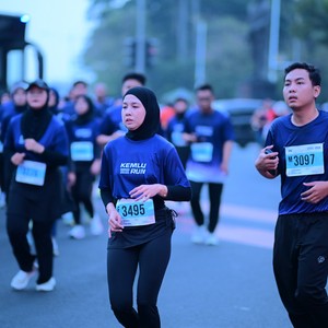 Race photo from KEMLU RUN 2026