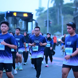 Race photo from KEMLU RUN 2026