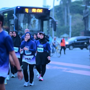 Race photo from KEMLU RUN 2026