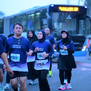 Race photo from KEMLU RUN 2026