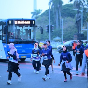 Race photo from KEMLU RUN 2026