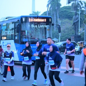 Race photo from KEMLU RUN 2026