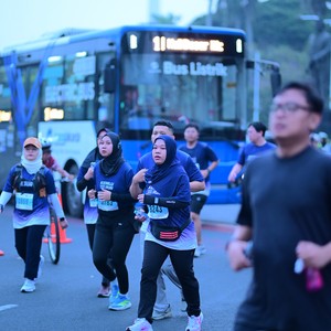 Race photo from KEMLU RUN 2026