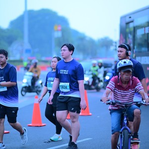 Race photo from KEMLU RUN 2026