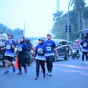 Race photo from KEMLU RUN 2026