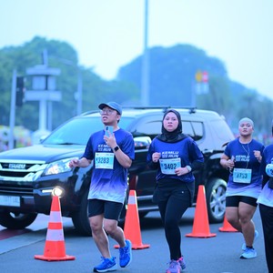 Race photo from KEMLU RUN 2026