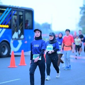 Race photo from KEMLU RUN 2026