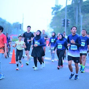 Race photo from KEMLU RUN 2026