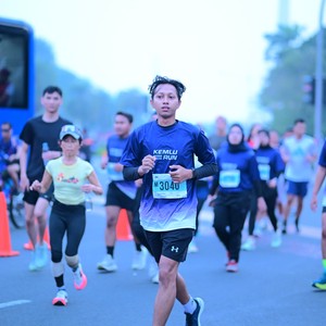 Race photo from KEMLU RUN 2026