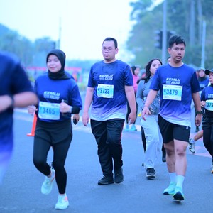 Race photo from KEMLU RUN 2026