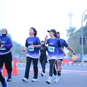 Race photo from KEMLU RUN 2026