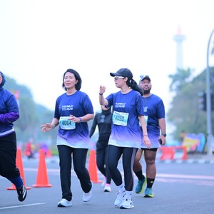 Race photo from KEMLU RUN 2026
