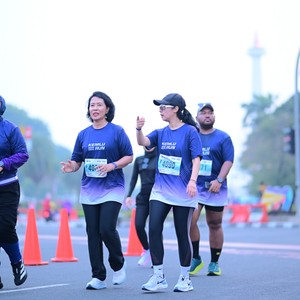 Race photo from KEMLU RUN 2026