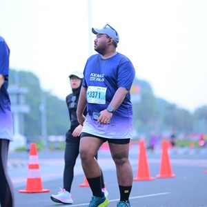 Race photo from KEMLU RUN 2026
