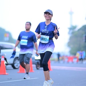 Race photo from KEMLU RUN 2026