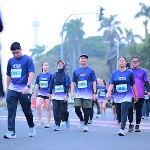 Race photo from KEMLU RUN 2026