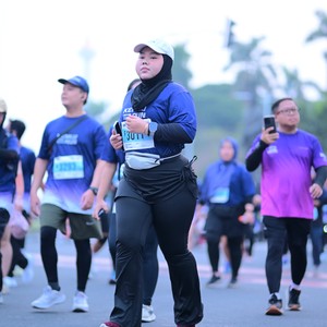 Race photo from KEMLU RUN 2026