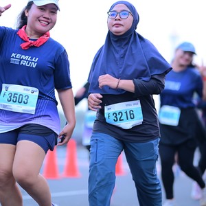 Race photo from KEMLU RUN 2026