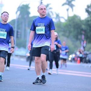 Race photo from KEMLU RUN 2026
