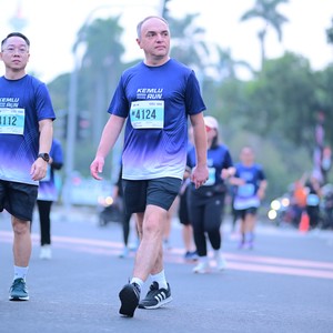 Race photo from KEMLU RUN 2026