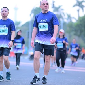 Race photo from KEMLU RUN 2026