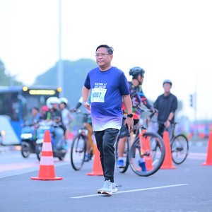 Race photo from KEMLU RUN 2026