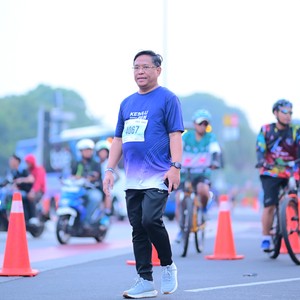 Race photo from KEMLU RUN 2026