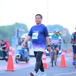 Race photo from KEMLU RUN 2026