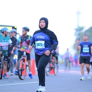 Race photo from KEMLU RUN 2026