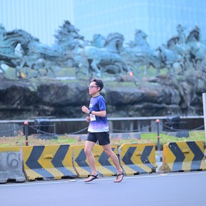 Race photo from KEMLU RUN 2026