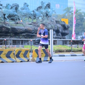 Race photo from KEMLU RUN 2026