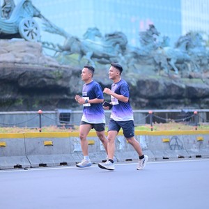 Race photo from KEMLU RUN 2026
